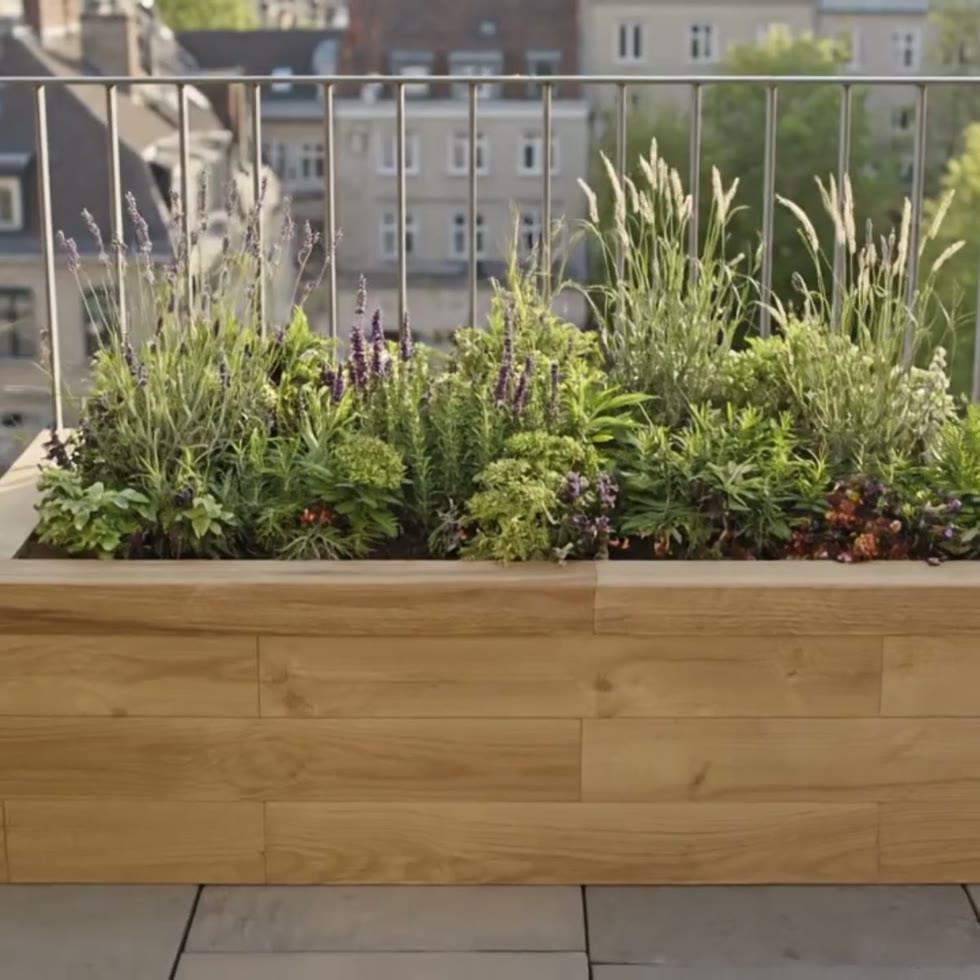 Short Rectangular Raised Bed / 1.5 x 1.125 x 0.35m