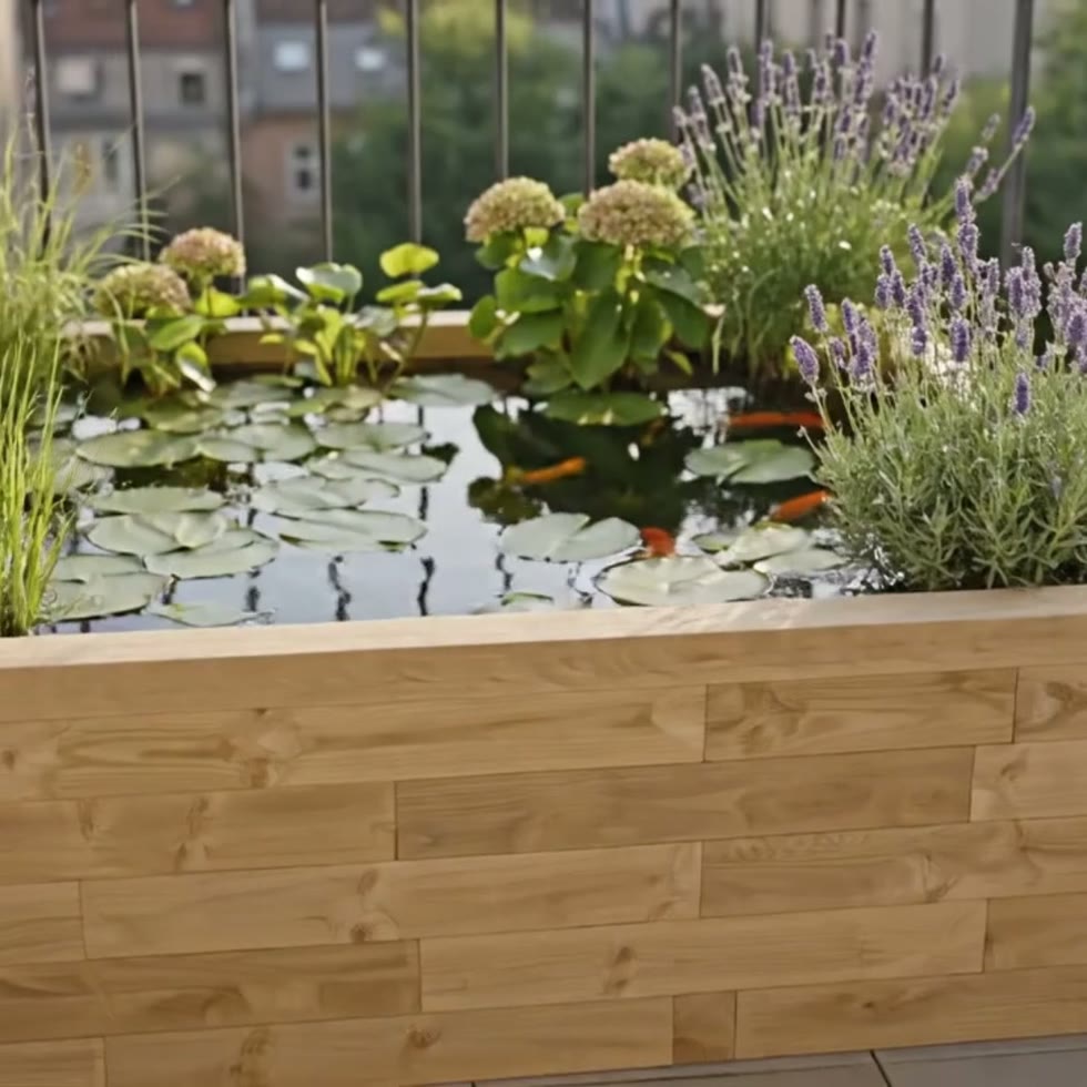 Popular Square Koi Pond Kit / 1.875 x 1.875 x 0.55m
