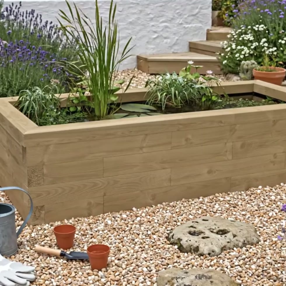 Popular Raised Koi Pond Kit / 1.5 x 0.75 x 0.45m