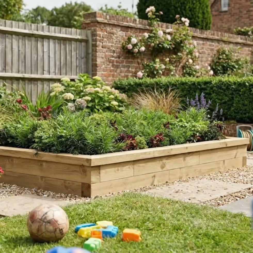 Low Level Raised Bed / 1.875 x 1.125 x 0.25m