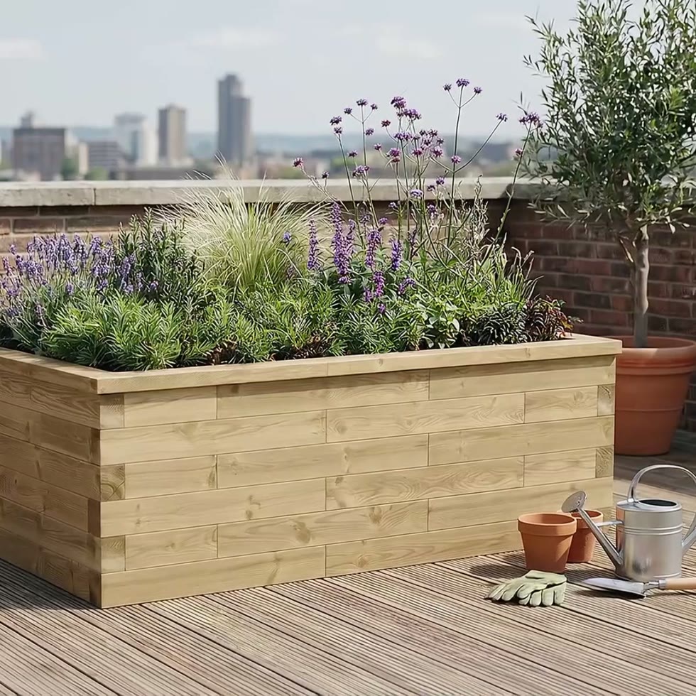High Raised Bed / 1.875 x 1.125 x 0.65m