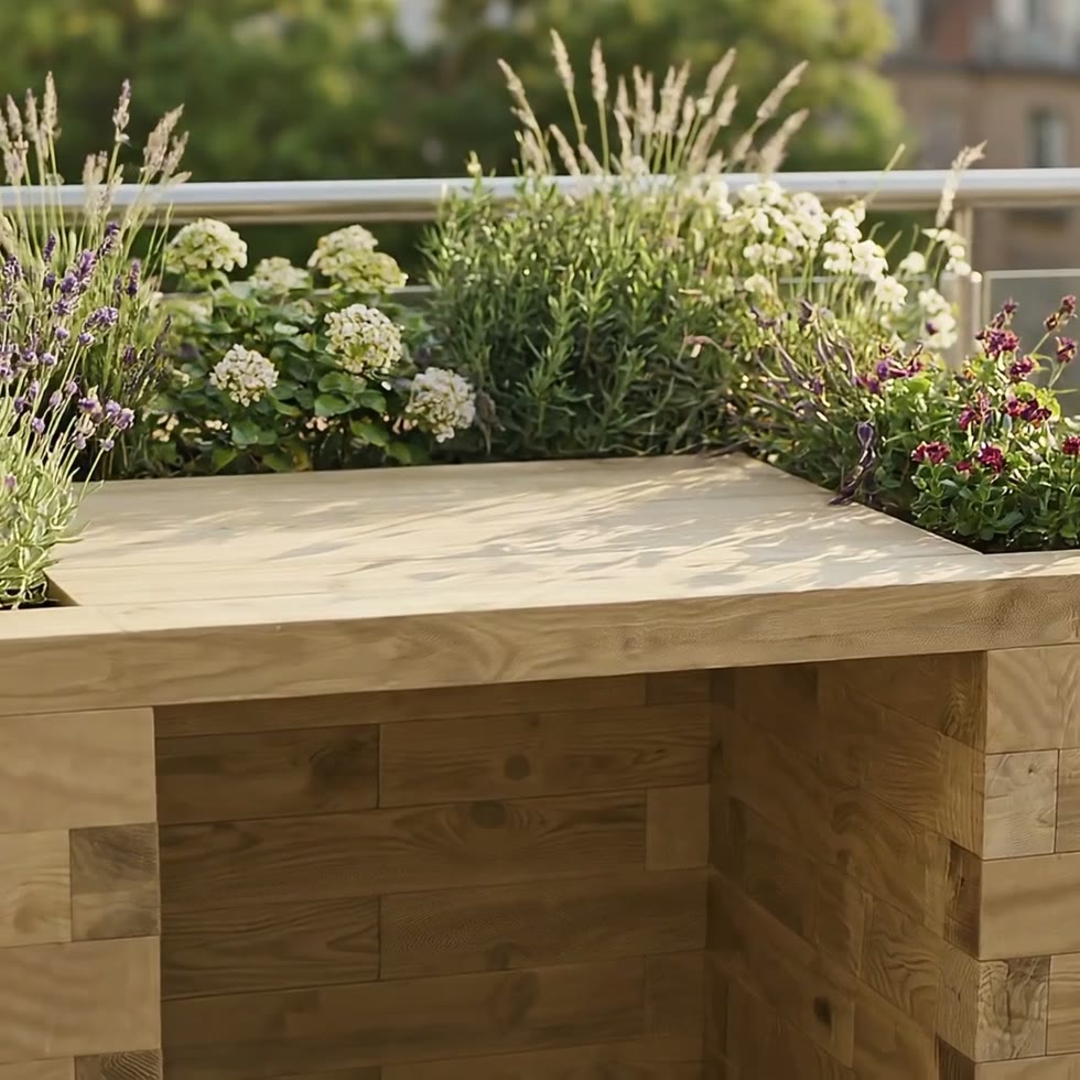 Wheelchair Accessible Raised Bed / 1.5 x 1.125 x 0.85m