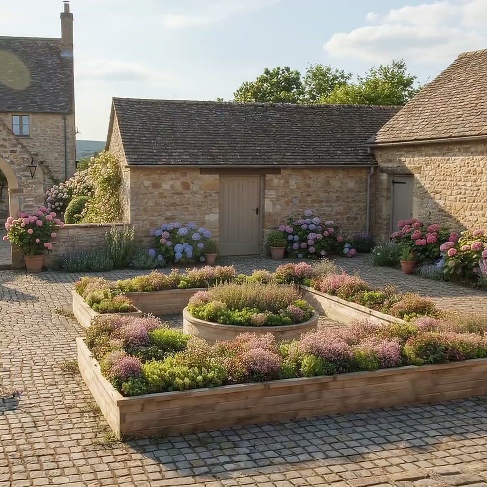Surround Kerbing with Centerpiece / 6.675m x 6.4m x 0.45m