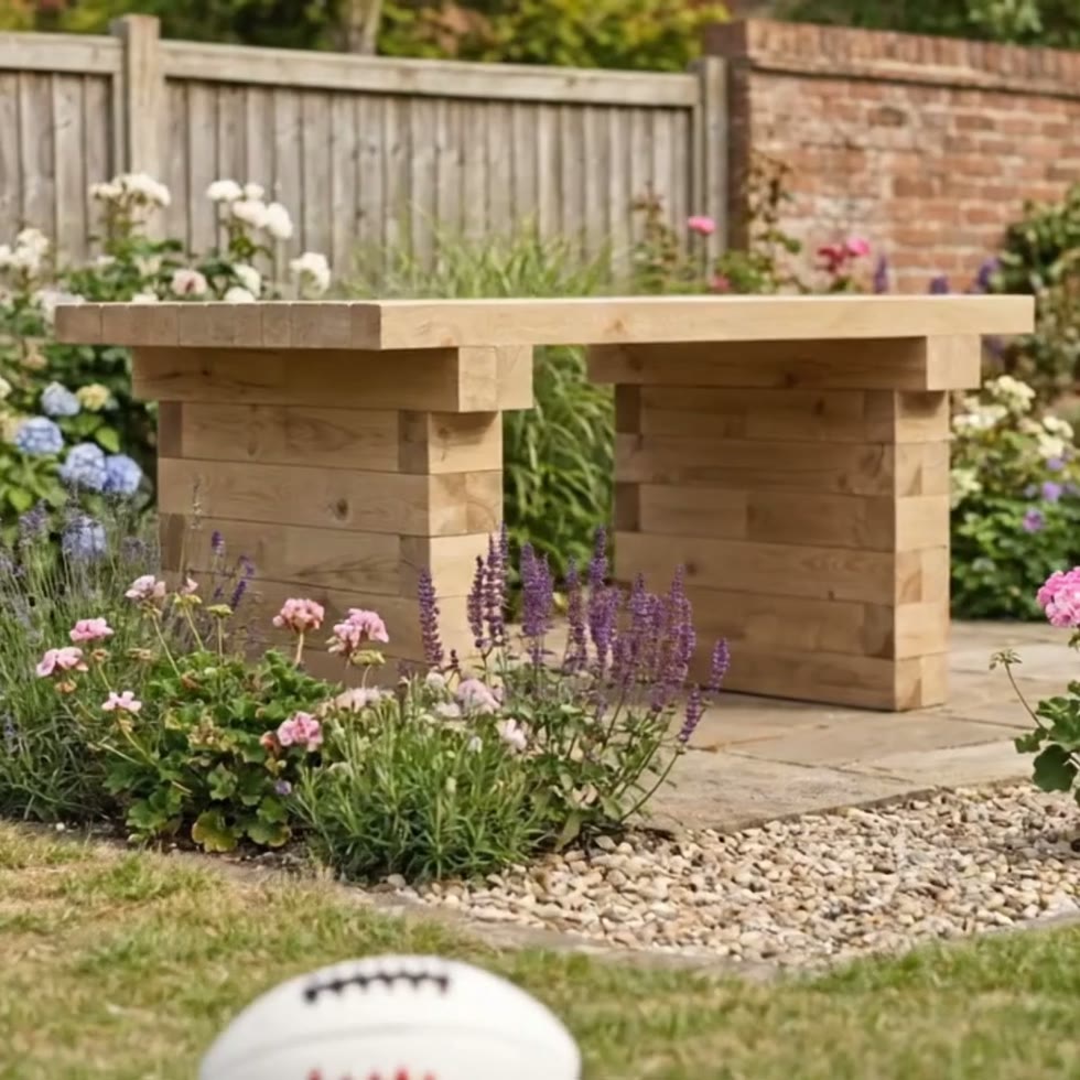 WoodBlocX Table / 1.5 x 0.9 x 0.75 m