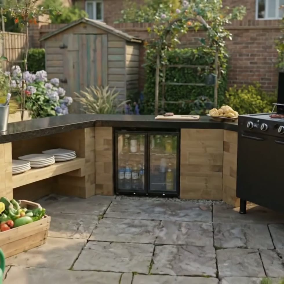 Modular Outdoor Kitchen / 2.25 x 2.078 x 1.478 x 0.60 m (without countertop)
