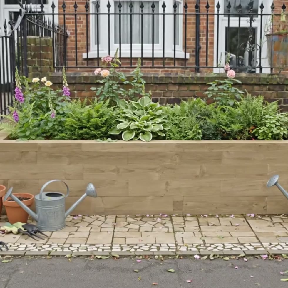 Raised Kitchen Garden Bed / 2.625 x 0.9 x 0.45m