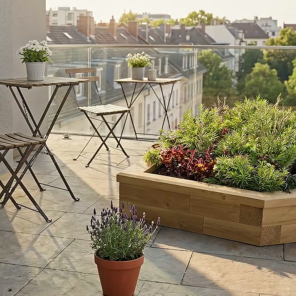 Corner 'Diamond' Raised Bed / 1.5 x 1.5 x 0.25m