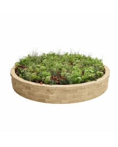Large Circular Raised Bed / 2.36 x 0.35 m