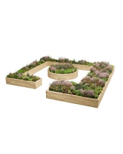 Surround Kerbing with Centerpiece / 6.675m x 6.4m x 0.45m