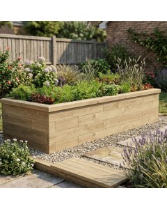 Slim Raised Bed / 1.875 x 0.75 x 0.45m