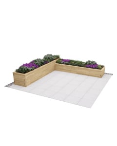 Patio Planter / 3.75 x 3.75 x 0.65m