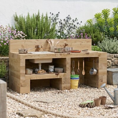 Children's Mud Kitchen / 1.5 x 0.6 x 0.55 m