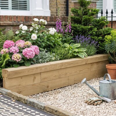 Wooden Kerbing / 1.5 x 0.25 m