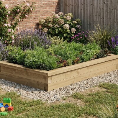 Low Level Raised Bed / 1.875 x 1.125 x 0.25 m