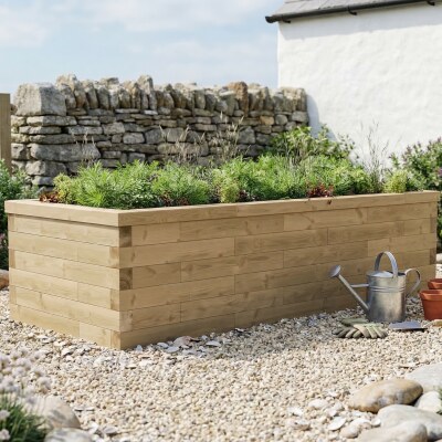 Medium Height Raised Bed / 2.625 x 1.125 x 0.65 m