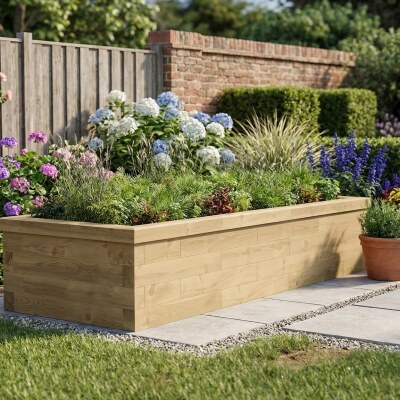 Large Raised Bed / 3.0 x 1.125 x 0.45 m