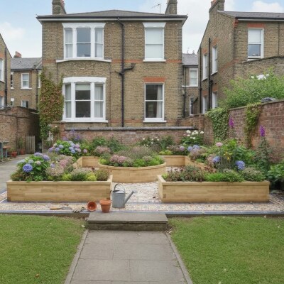 Surround Kerbing with Centerpiece / 6.675 x 6.4 x 0.45 m