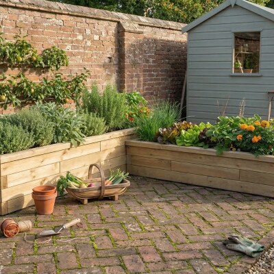 Patio Planter / 3.75 x 3.75 x 0.65 m