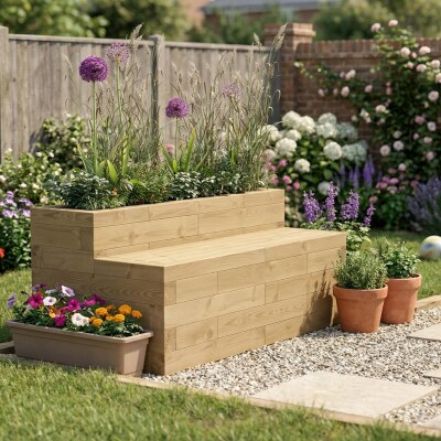 Planter Bench / 1.5 x 0.75 x 0.65m