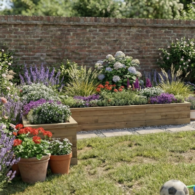 Patio Planter / 3.75 x 3.75 x 0.65m