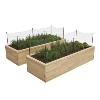 Rabbit-Proof Planters / 3 x 1.125 x 0.65m