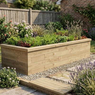 Slim Raised Bed / 1.875 x 0.75 x 0.45m
