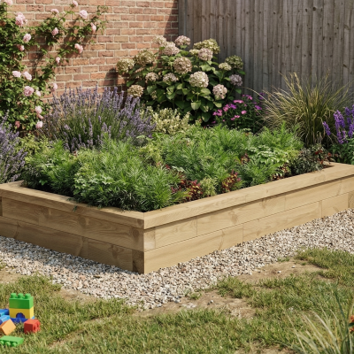 Low Level Raised Bed / 1.875 x 1.125 x 0.25m