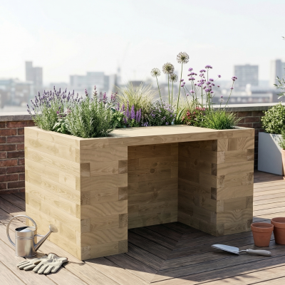 Wheelchair Accessible Raised Bed / 1.5 x 1.125 x 0.85m