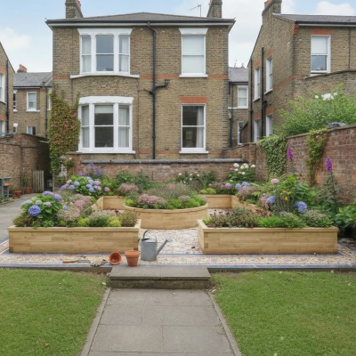 Surround Kerbing with Centerpiece / 6.675m x 6.4m x 0.45m