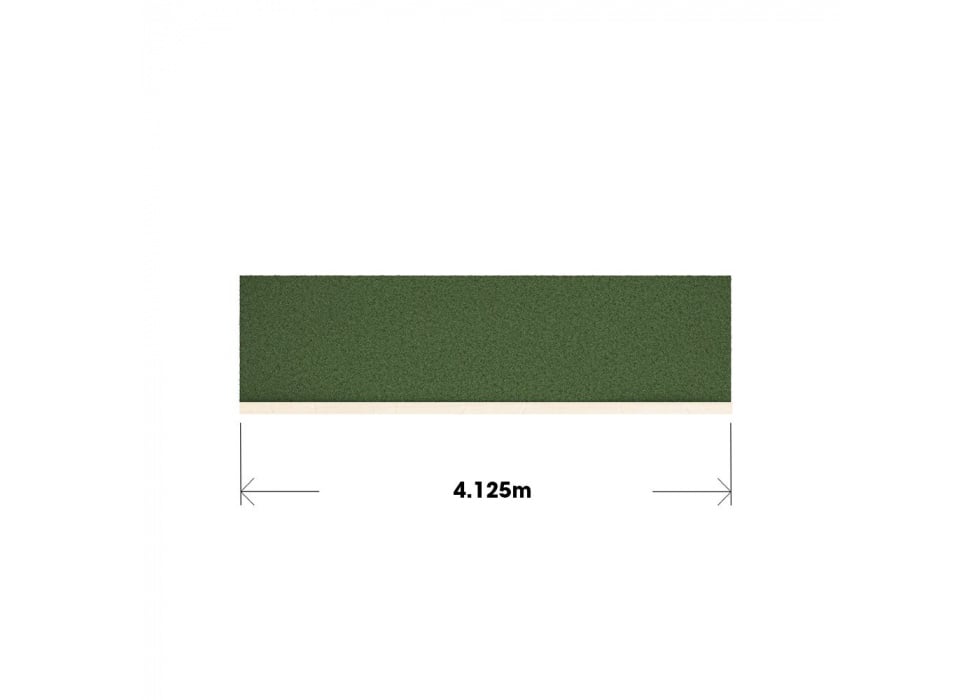 Railway Sleeper Style Retaining Wall / 4.125 x 0.75m