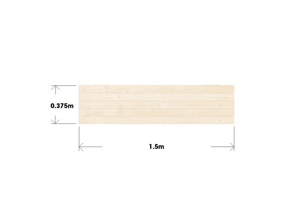 Standard Bench / 1.5 x 0.375 x 0.45m 