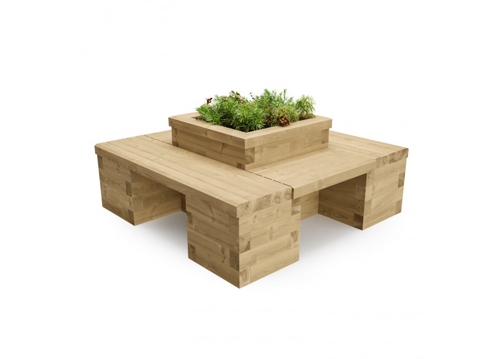 Tree seat planter online