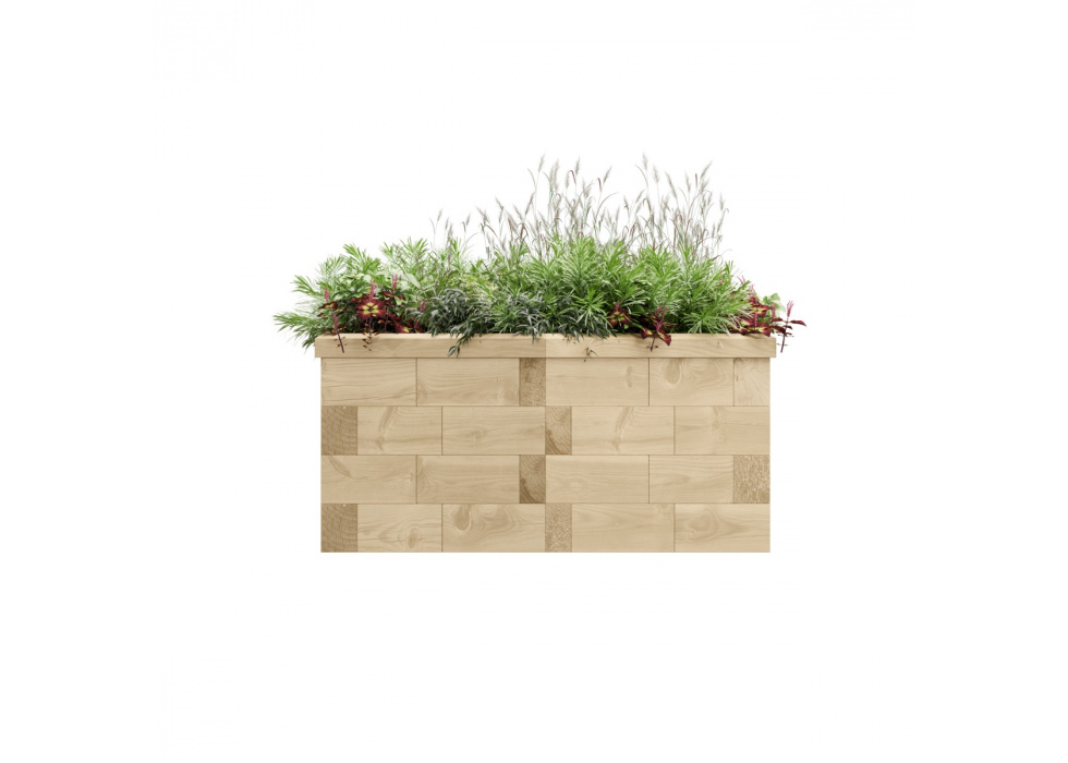 Hexagonal Garden Planter / 1.55 x 0.924 x 0.45m