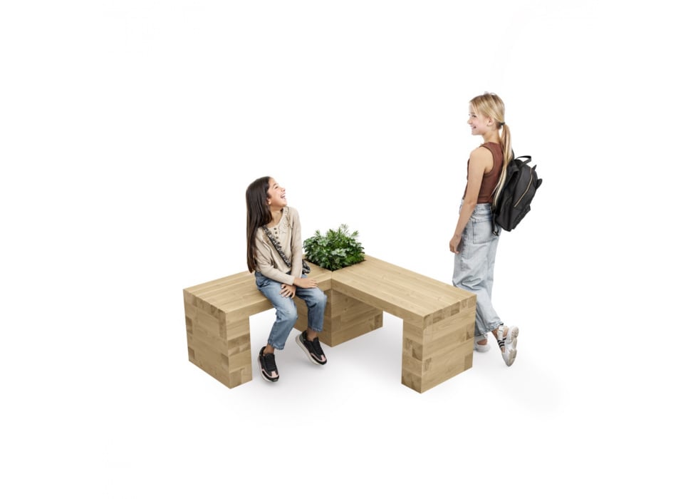 Buddy Bench / 1.2 x 1.2 x 0.45m