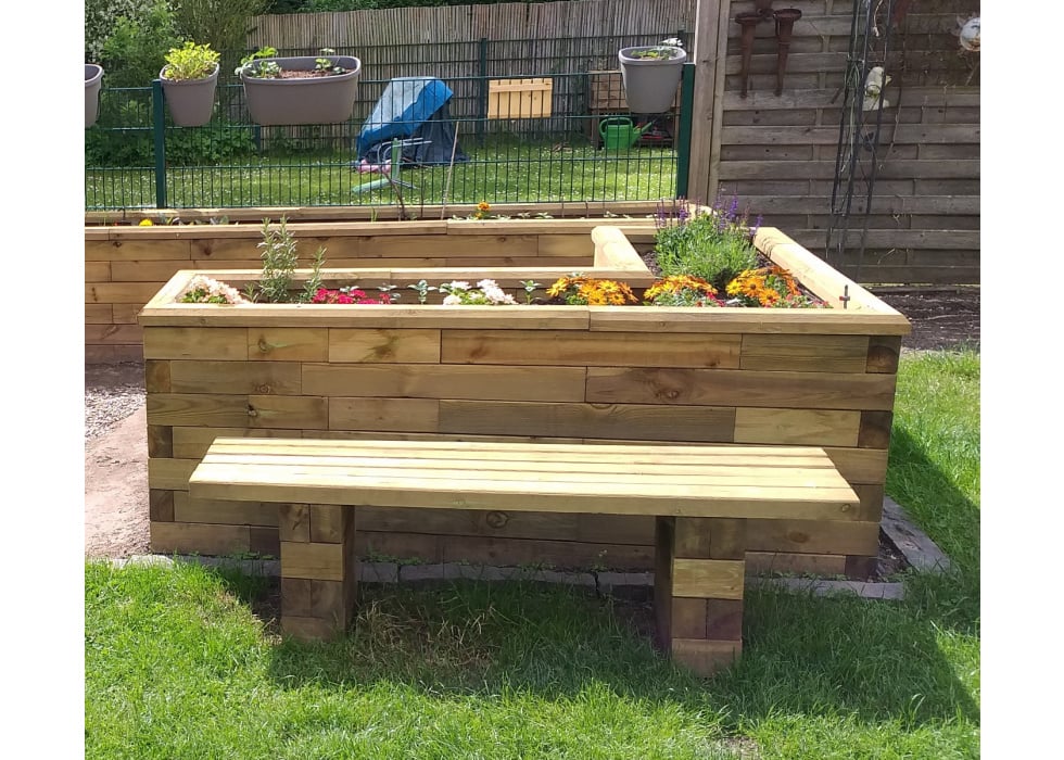 Standard Bench / 1.5 x 0.375 x 0.45m 