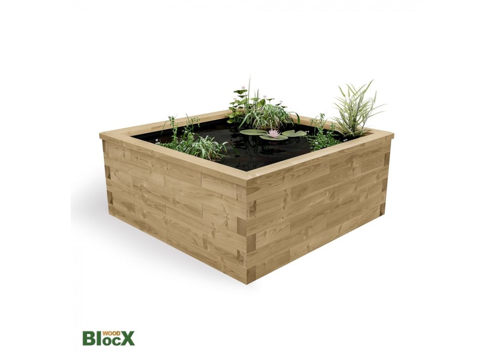 Raised Ponds Garden Made To Measure Woodblocx Raised Ponds Garden Made To, How To Build A Raised Pond In Your Garden
