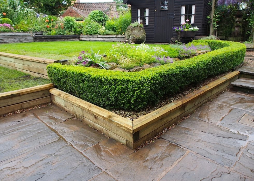 Garden Retaining Wall / Design Your Length & Shape