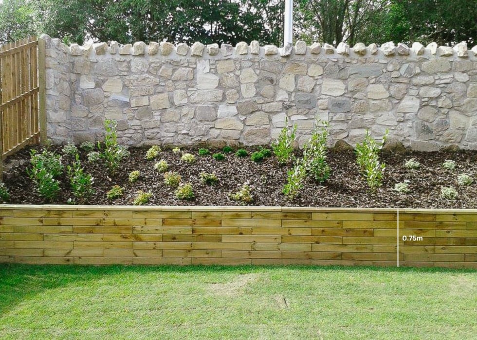 Garden Retaining Wall / Design Your Length & Shape