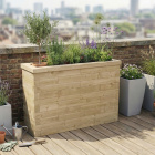 Tall Narrow Garden Planter / 1.5 x 0.45 x 1.05m