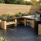 Modular Outdoor Kitchen / 2.25 x 2.078 x 1.478 x 0.60 m (without countertop)
