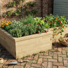 Broad L-Shaped Planter / 2.25 x 1.5 x 1.2 x 1.2 x 0.55m
