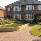 Tiered Curved Corner Garden Terracing / 6m x 3.33m