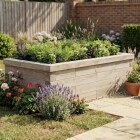 Wooden Garden Raised Bed / 1.5 x 0.75 x 0.45m