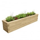 Raised Wooden Bed / 2.25 x 0.45 x 0.45m