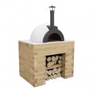 Garden Pizza Oven Table / 1.2 x 0.9 x 0.95m