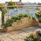 Strawberry Tower Planter / 3 x 0.75 x 0.65m