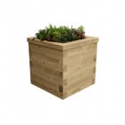 Large Wooden Cubic Garden Planter / 0.75 x 0.75 x 0.75m