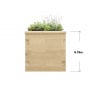 Large Wooden Cubic Garden Planter / 0.75 x 0.75 x 0.75m