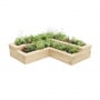 Corner Herb Garden Planter / 1.5 x 0.75 x 0.35m