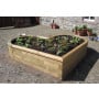 Heart Shaped Flower Bed / 2.115 x 1.5 x 0.45m